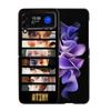 K-KPOP A-ATEEZ Coque Case For Samsung Galaxy Z Flip 7 6 Flip4 Flip5 Zflip3 Black Hard PC Phone Shell Protective Cover