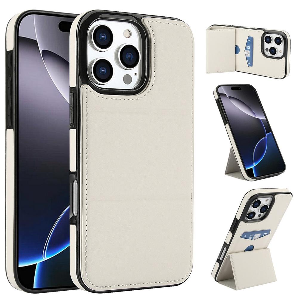 Custodia a Portafoglio Pieghevole Magnetica in Pelle con Slot per Carte di Credito per iPhone 16e 16 Pro Max 15 Pro 14 + 13 12 11 XR XS X 8 Plus 7 Cover