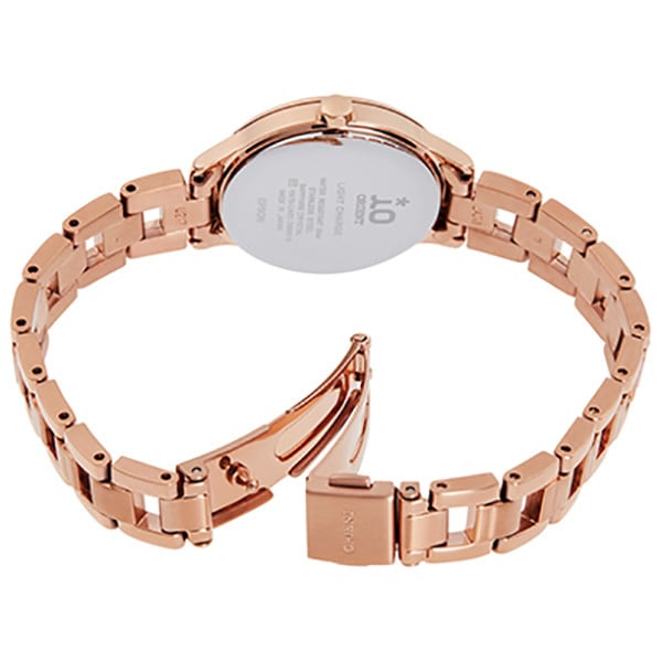 Orient Damen RN-WG0419S (iO Damen Metall NATURAL&PLAIN) Runde Uhr Analog