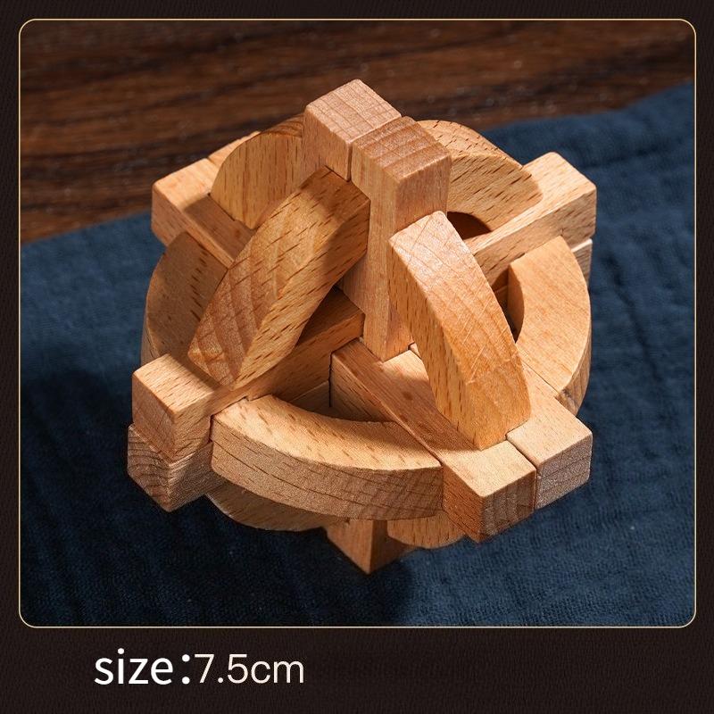 1PC Luban Lock Children and Students Unlock Unbuckle 6-12 Years Old Puzzle Lock Toy