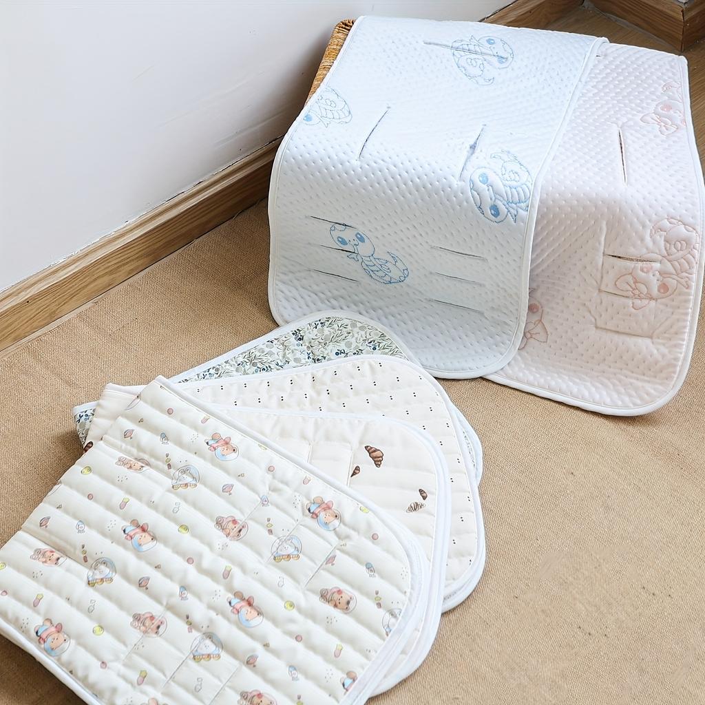 New Cooling Thin Stroller Thickened Cushion Baby Car Seat Breathable Four-Season Universal Washable Machine Mat
