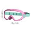 Children Swim Goggles UV Resistant Anti-Fog Transparent Large Frame Swim Glasses Diving Water Eyewears For Water Sport Training