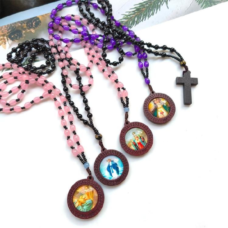 Unique Christian Rosary Necklace Handmade For Daily Devotional And Special Occasions