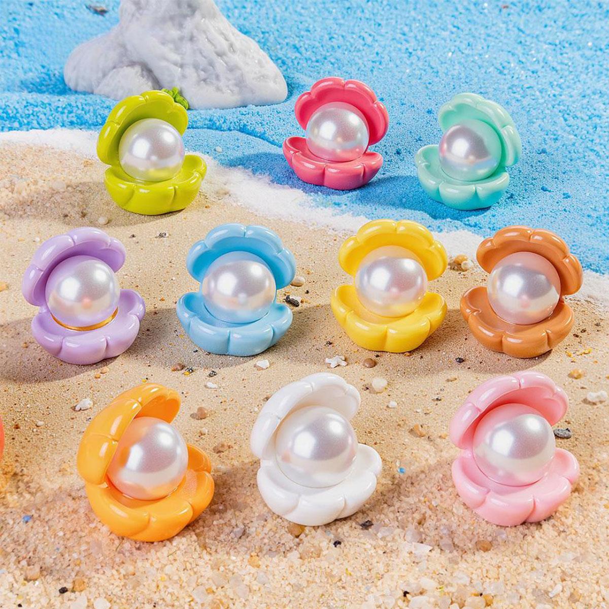 

10/20pcs Adorable Mini Colorful Resin Shell Sea Ocean Beach Miniature Animal Plastic Pearls Figures designed for DIY Fairy Garden -A7885