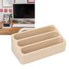 Desktop Business Card Stand Business Card Holder Stand 3 Slots High Stability Wooden Name Card Display Counter For Office Salon