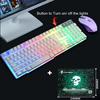   Backlight Usb Ergonomic Gaming Keyboard and Mouse Set for PC Laptop