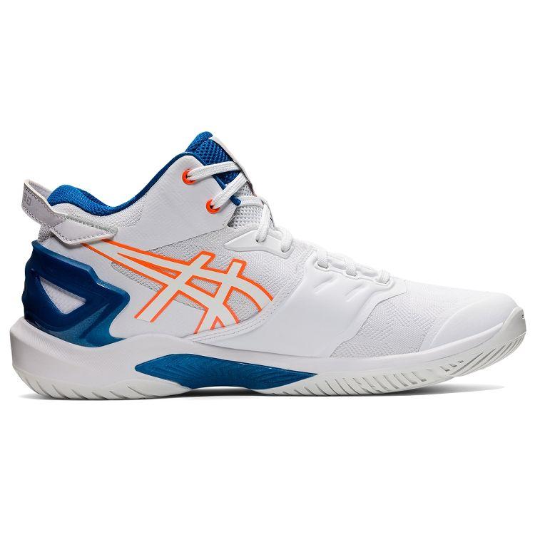Asics Gel Burst 26 White Shocking Orange Unisex Sneaker 1063A047-101