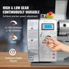 Metal Lathe Machine, 8.3'' x 29.5'', Precision benchtop power metal lathe, 0-2500 RPM Continuously Variable Speed, 750W Brushless Motor Metal Gears,