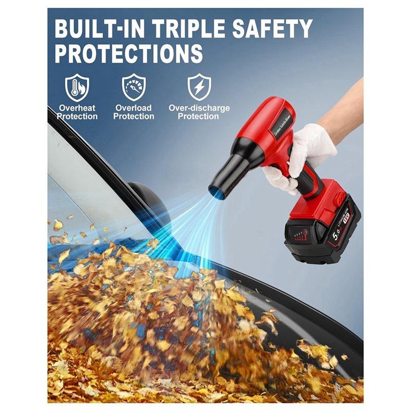 A34R Turbo Dust Blower Brushless Violent Turbo Fan For M& 18 18V Battery Violent Wireless Fan Adjustable Air Blower