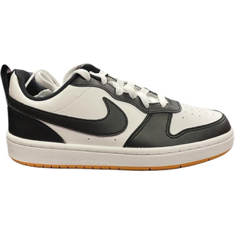 Nike Court Borough Low 2 Comfortable Soft Non-Slip Durable Low-Top Kids Skate Shoes Men sneaker White Black IF0846-101