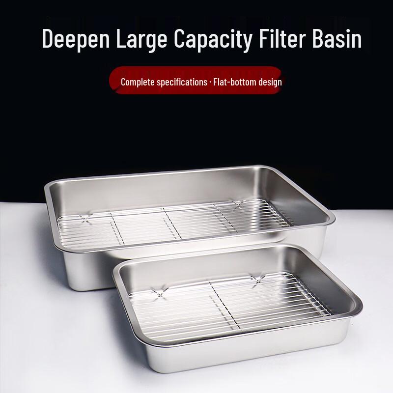 ZISIZ Stainless Steel Drain Basin Set