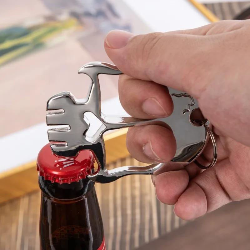 Kreativer Persönlichkeitslegierungs-Totenkopf-Flaschenöffner Halloween Lustiger Bierdosenöffner Weihnachtsgeschenk Thanksgiving-Geschenk