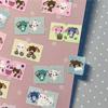 500Pcs/Roll Creative Peripherals Hand Account Notes Decorative Sealing Decals Repeat Kawaii Sugarbunnies Cartoon Label Stickers