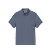Plain Comfortable Breathable Versatile Short Sleeve Polo Shirt Men Tops Iron-Ore-Gray 952527112-4
