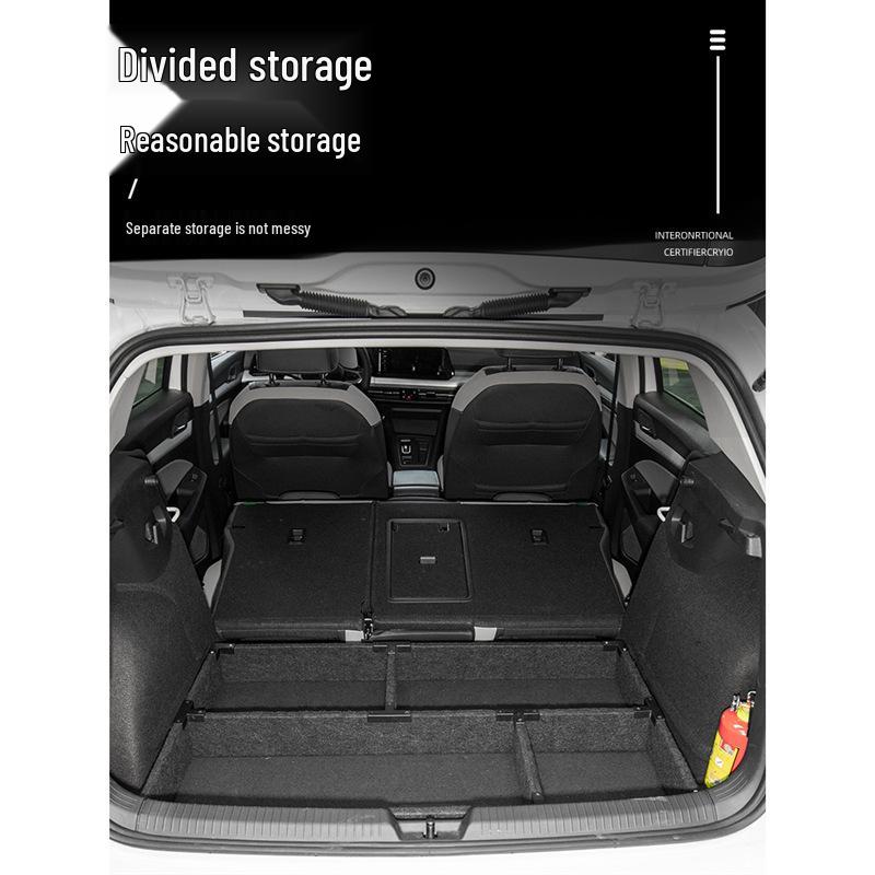 Volkswagen Golf 8 Trunk Storage Box: Tail Flat Layer, Magic Box for Wild Camping.