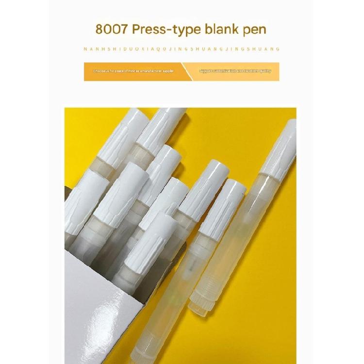 10Pcs Empty Markers Pen Multipurpose Refill Able Markers for Lettering Journaling and Art Enhancing Creative Endeavors