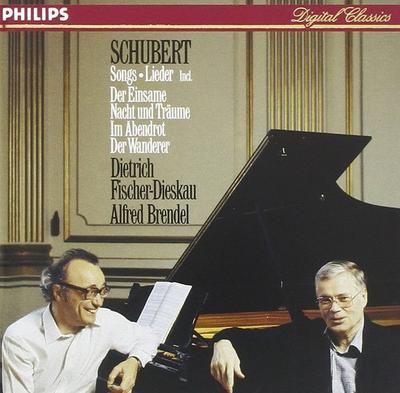 CD SCHUBERT, BRENDEL; FISCHER-DIESKAU - Lieder  4114212 Philips 1983 Germany Classical Used