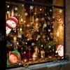 Static Santa Claus Snowman Snowflake Glass Sticker Home Decoration Stickers