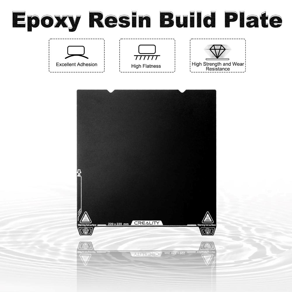 Creality Epoxy Resin Build Plate 235x235mm Para Flexible Print Platform for Ender-3 V3/Ender-3 V3 SE/Ender-3 V3 KE