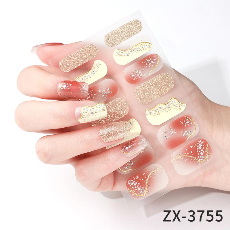 Nail Art Stickers 3D Diamond Nail Color Diamond Nail Stickers Japanese and Korean Small Fresh Nail Art Stickers Waterproof Nail Art Stickers