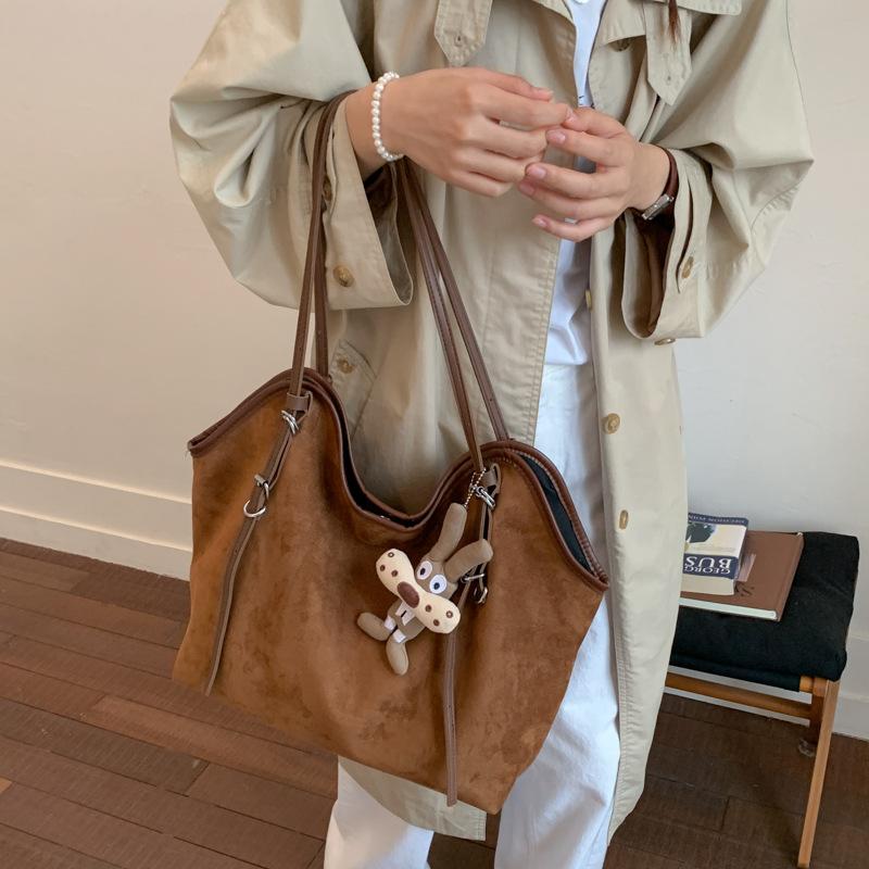 

New Women Shoulder Bag Large Capacity Tweed Commuting Handle Bag Fashi Checkered Tote Comfortable and Versatile Storage Bags