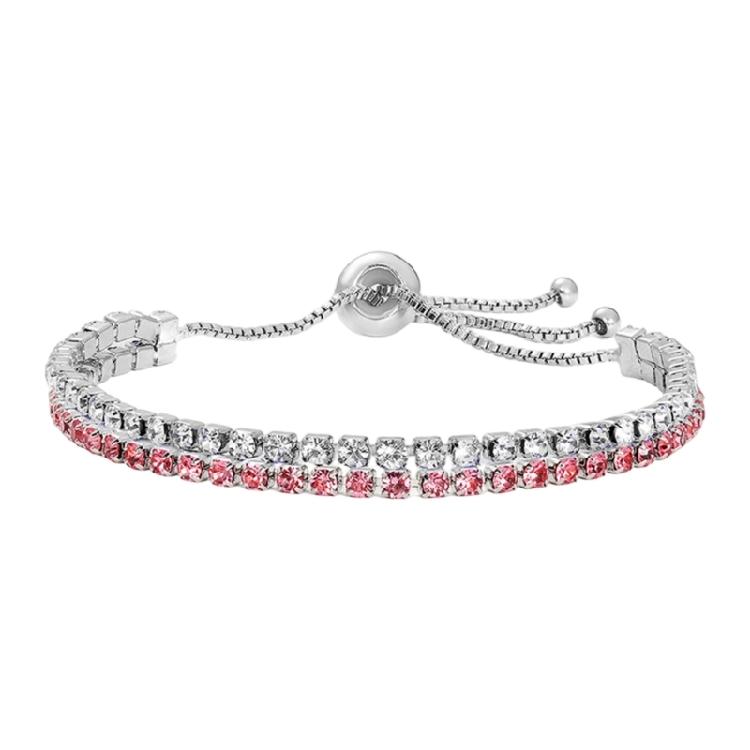 Elegant Zircon Bracelet Simple Bracelet Double Layer Fashionable Jewelry Perfect for Easy Adjustment and Versatile Wear