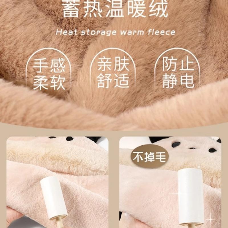 Neuer Pacha Welpenhut Herbst und Winter Mädchen süßer Plüschhut Ohrenschützer verdickte warme Strickmütze