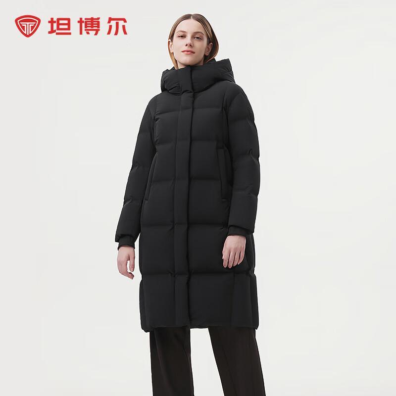 Tanboer Women's Mid-length Hooded Winter Goose Down Jacket 520796A