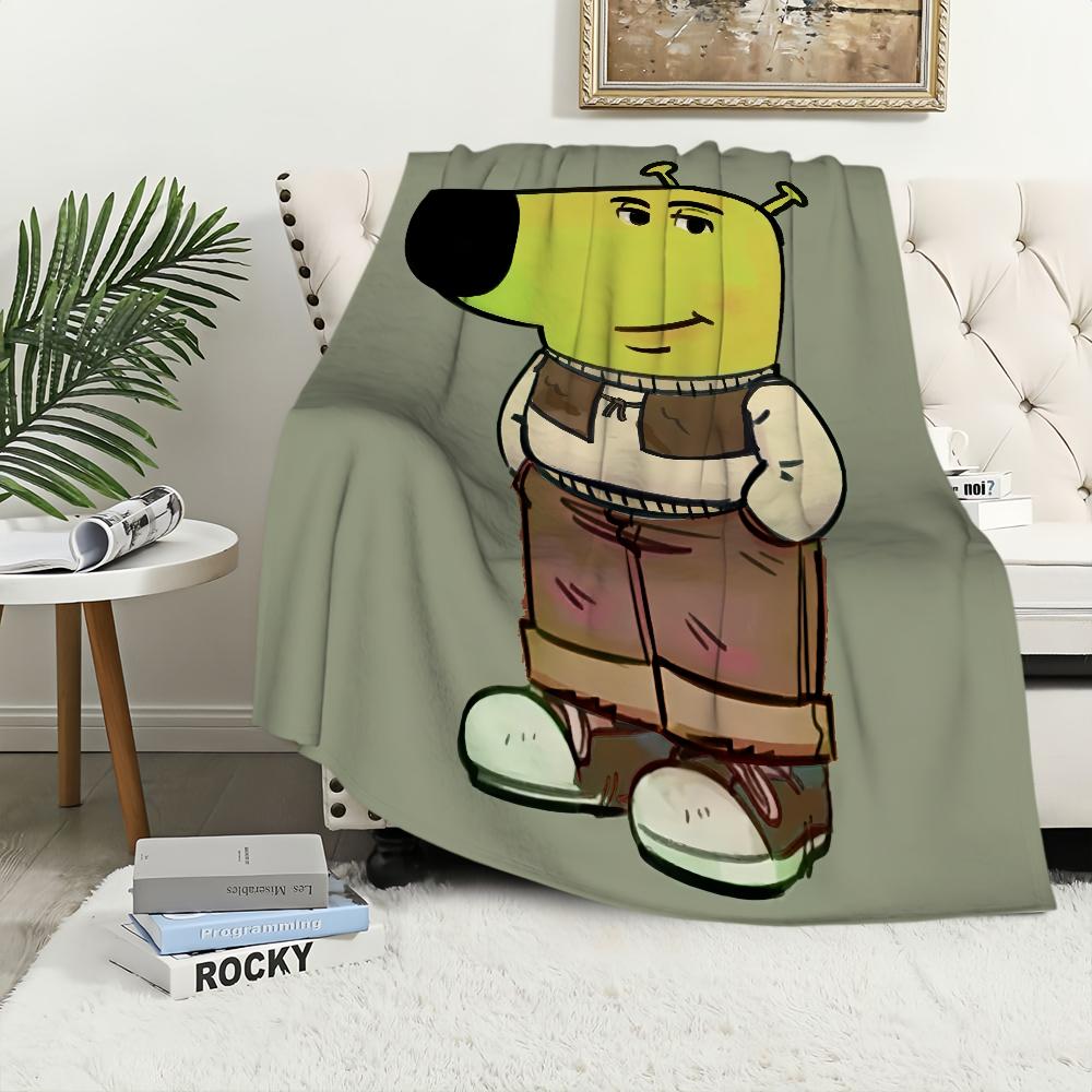 Blanket For Funny Soft Throw Chill Blanket for Art Picnic guy Meme Bed Sofa Home Bedroom Cozy Warm Comfortable