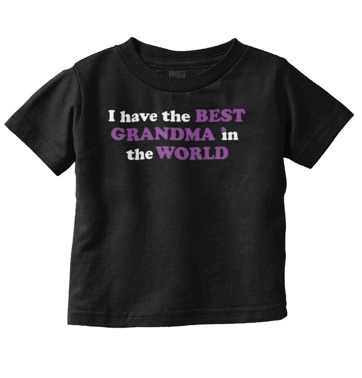 Best Grandma Nana In The World Shower Gift Toddler Boy Girl Youth T Shirt Tee M