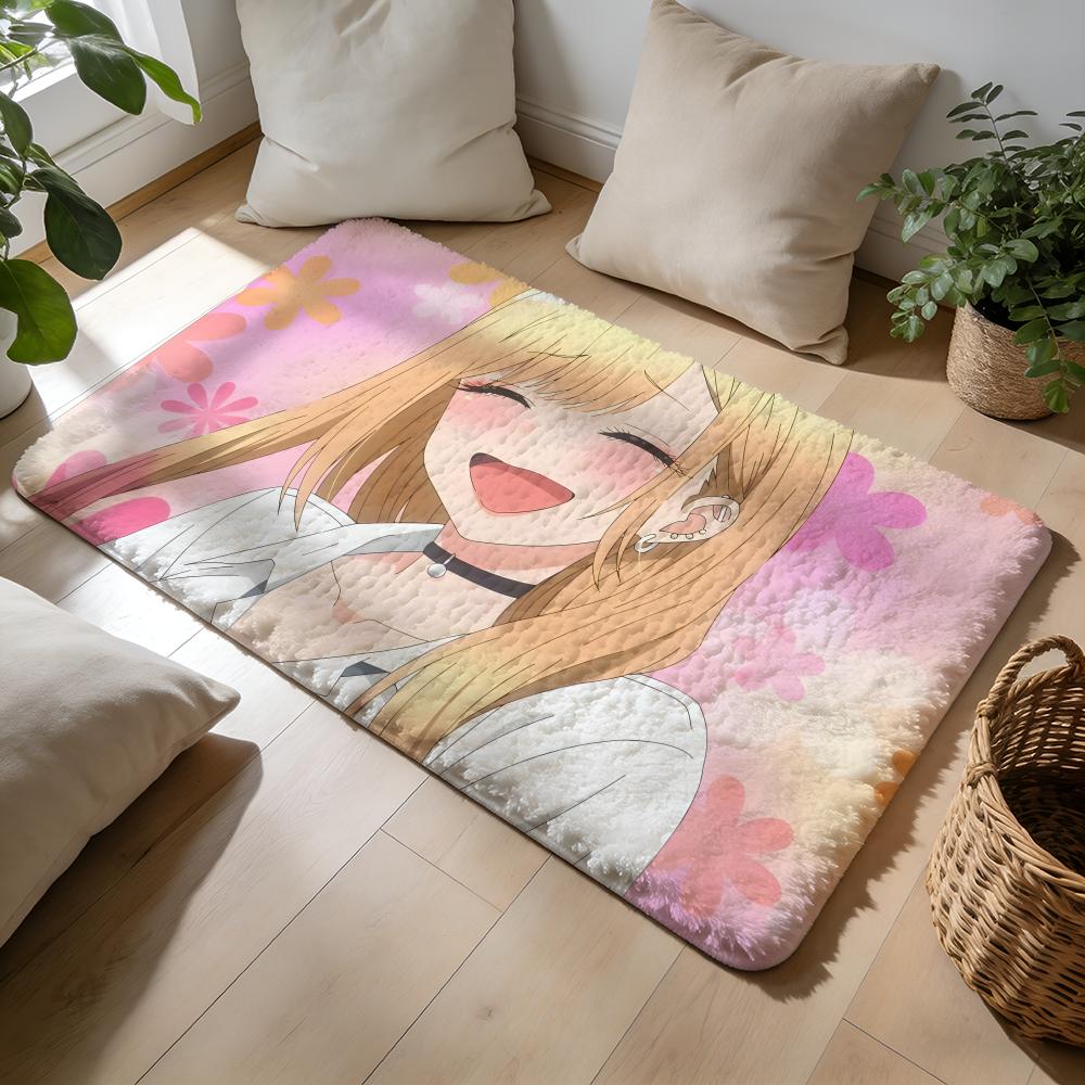 Tappetino da Pavimento Hippie Marin Kitagawa Morbido Flanella Assorbente Tappeto Antiscivolo Casa Camera da Letto Bagno
