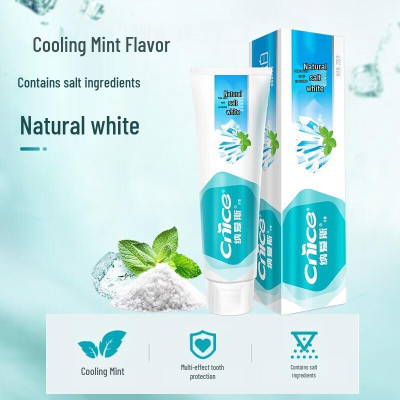 Schöne Yichijie Weiße Salz Minze Zahnpasta 5er-Pack