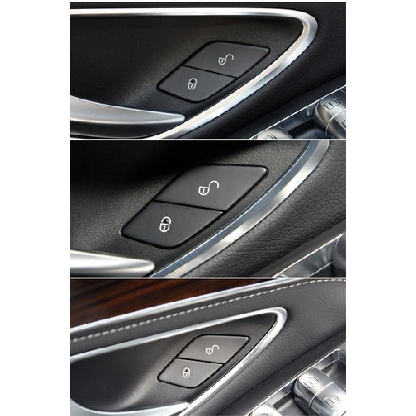 Left Driver Door Lock Switch Button Trim For Benz C GLC E Class W205 W213 16-21