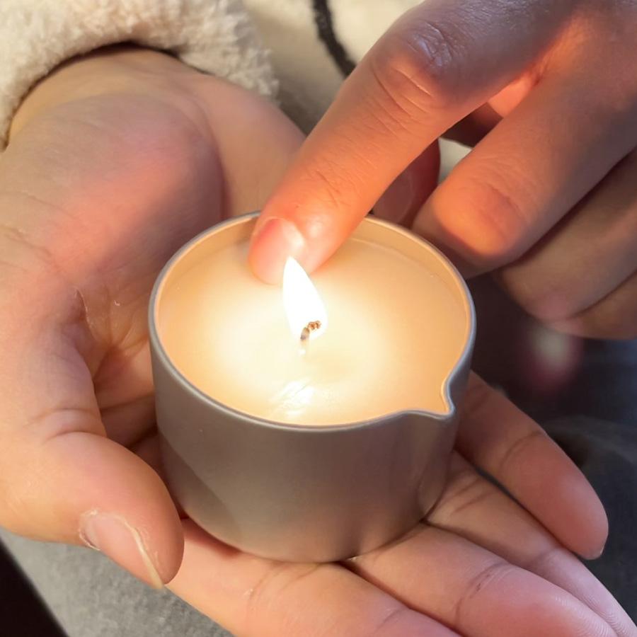 1pc Massage Oil Candle, Spa Essentials,Hydrating & Soothing, Relieving Dry Skin,Amazing Gift for Menor Women/2oz