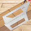 45 90 Degree Woodworking Square Aluminum Zinc Zinc Alloy Marking Gauge Angle Ruler  Carpenter Work