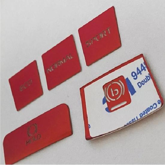 5pcs Fits For Toyota Camry 2018- Red Gear P Gear Brake Hold Frame Cover Trim