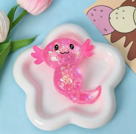 New Popular Colorful Cute Salamander Maltose Candy Toy Fun Squeezing Birthday Supplies Anti Anxiety Gift