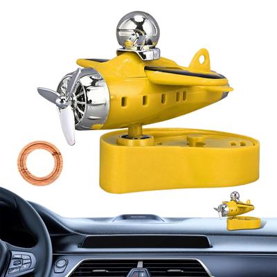 Long Lasting Car Air Freshener Solar Power Aircraft Car Perfume Air Freshener Fragrance Aromatherapy Vehicle Interior Decor For