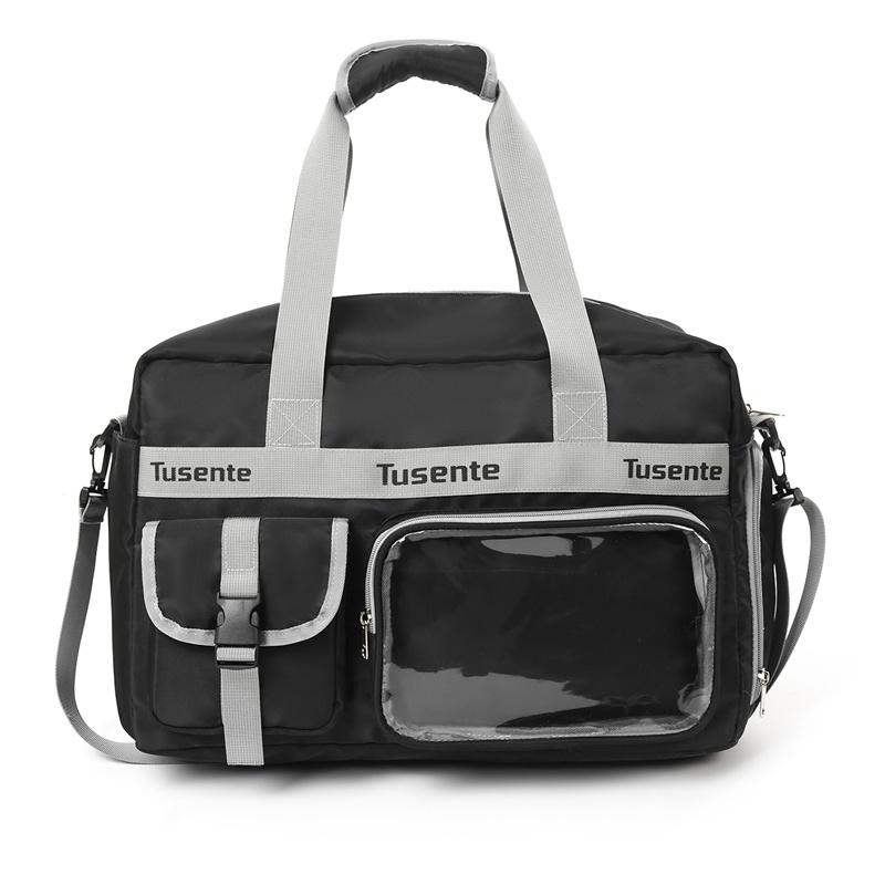 

Short-distance Travel Bag Large Capacity Portable Sports Fitness Storage Bag Independent Shoes Commuter Travel Crossbody Bag чорний