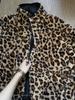 Men's Trendy Vintage Leopard Print Reversible Cotton Jacket with Thickened Anti-Rabbit Fur - American Retro Winter Coat