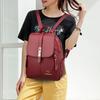 Women Large Capacity Backpack  Leather Vintage Bags for Women School Bags Travel Rucksack Ladies Bookbag Knapsack