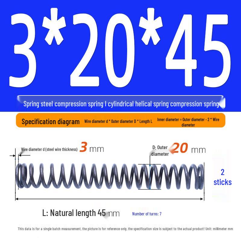 Compression Spring Y-Type Shock Absorbing Coil 3*16/17/18/19/20