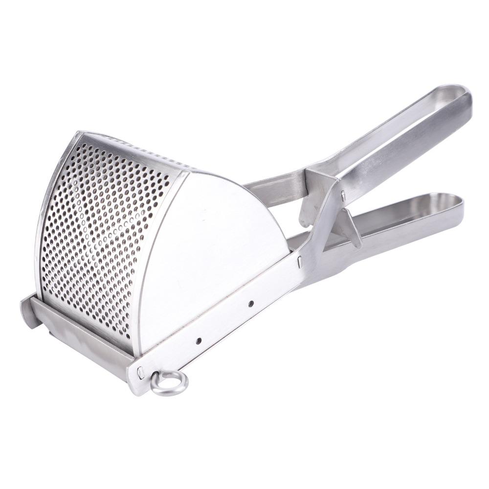 Stainless Steel Potato Ricer Heavy Duty Ergonomic Comfort Grip Food Chopper Effortless 11.4 X 3.7 X 5.3inch Meat Press Cooking