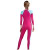 Kids Full Body UV Protection Swim Suit Long Sleeve Zipper Sport Bathing Suit for Girls Beach Surf and Swimming