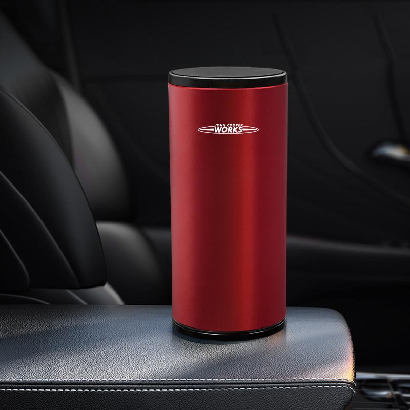 

Car Trash Bin Alloy Garbage Can Car Organizer Storage Accessories For MINI Cooper S F56 R50 JCW Aceman Countryman Clubman WORKS