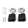 Pool Ladder Replacement Kit 304 Stainless Steel Escutcheon Plates Bumper Bolts Nuts Anchor for 42mm Tube Swimming Pool