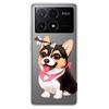 For Xiaomi Poco X6 Pro Case Transparent Cute Soft Silicone TPU Coque for Poco X6 / X6 Pro 5G Phone Cover X 6 X6Pro Clear Shells