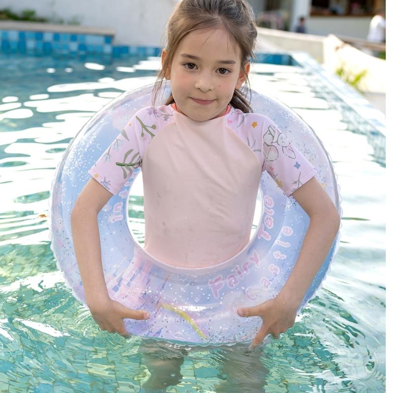 Flower Swimming Rings Inflatable Swim Rings Inflatable Pool Float Flower Floats Swimming Pool Hoop Swim Float Rings