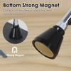 3X Magnifying Glass with Light 3 Color Modes Stepless Dimmable Magnifier Magnetic Base Flexible Gooseneck Desk Lamp for Reading