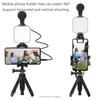 Smartphone Vlogging Kit Tripod Phone Holder + Microphone + Video Light + Clip + 3.5mm TRS To TRRS